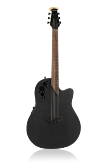 Ovation 1868TX-5-G Elite TX Super Shallow Black Textured - Ovation 1868TX-5-G Elite TX Super Shallow Black Textured