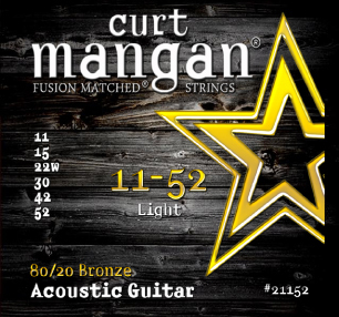 Curt Mangan 80/20 Bronze Light Set 11-52 - Curt Mangan 80/20 Bronze Light Set 11-52
