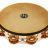 LP PRO 10" DOUBLE ROW HEADED TAMBOURINE LP384-BZ - LP PRO 10" DOUBLE ROW HEADED TAMBOURINE LP384-BZ