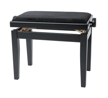 GEWA Piano Bench Deluxe Black Matt  - GEWA Piano Bench Deluxe Black Matt 