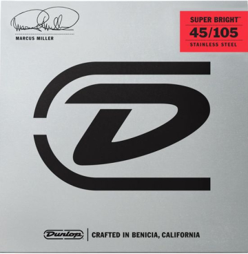 Dunlop DBMMS Marcus Miller Super Bright Bass Strings 45-105 - Dunlop DBMMS Marcus Miller Super Bright Bass Strings 45-105