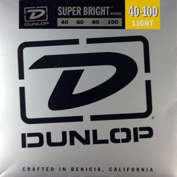 Dunlop DBSBN Super Bright Nickel Wound Bass Light 40-100 - Dunlop DBSBN Super Bright Nickel Wound Bass Light 40-100