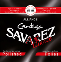 SAVAREZ 510ARH Alliance Cantiga Red Silver Polished Basses
