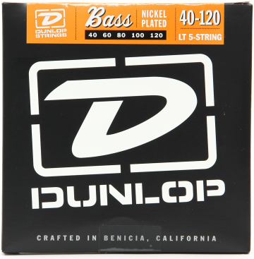 Dunlop DBN Nickel Plated Steel Bass 40-120T 5 Strings - Dunlop DBN Nickel Plated Steel Bass 40-120T 5 Strings