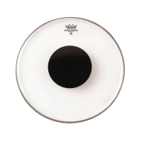 Remo CS-0314-10 Controlled Sound Clear Black Dot On Top 14''