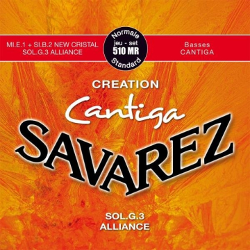 SAVAREZ 510MR Creation Cantiga Red Standard Tension - SAVAREZ 510MR Creation Cantiga Red Standard Tension