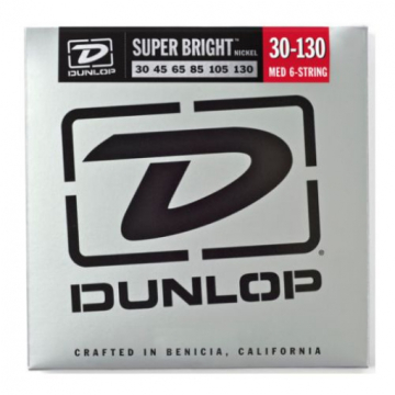 Dunlop DBSBN Super Bright Nickel Wound Bass 30-130 6 Strings - Dunlop DBSBN Super Bright Nickel Wound Bass 30-130 6 Strings