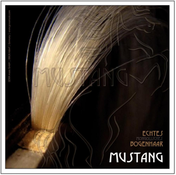 GEWA Mustang Bow Hair Double Bass White - GEWA Mustang Bow Hair Double Bass White
