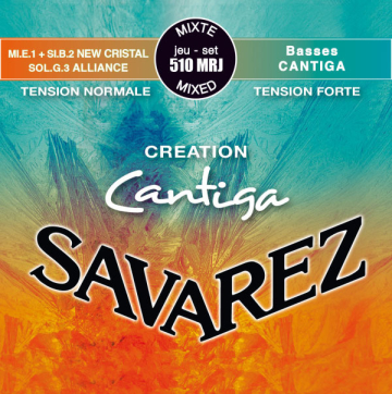 SAVAREZ 510MRJ Creation Cantiga Blue/Red Mixed Tension - SAVAREZ 510MRJ Creation Cantiga Blue/Red Mixed Tension