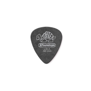 DUNLOP 488P.50 Tortex Pitch Black Standard - DUNLOP 488P.50 Tortex Pitch Black Standard