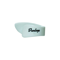 DUNLOP 9003R Thumbpicks White Plastic Large Pack 12