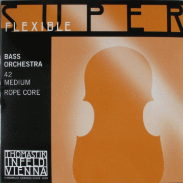 Thomastik Infeld Spirocore Spiral core Chrome wound S42 - Thomastik Infeld Spirocore Spiral core Chrome wound S42