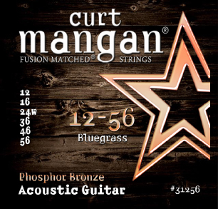 Curt Mangan Phosphor Bronze Bluegrass Set 12-56 - Curt Mangan Phosphor Bronze Bluegrass Set 12-56