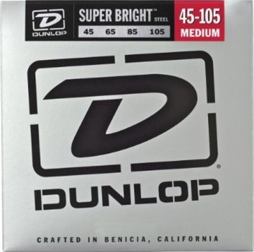 Dunlop DBSBS Super Bright Steel Bass Medium 45-105 - Dunlop DBSBS Super Bright Steel Bass Medium 45-105