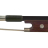 Saga Music Anton Breton AB-110BK Brazilwood Student Violin Bow 1/2 Black - Saga Music Anton Breton AB-110BK Brazilwood Student Violin Bow 1/2 Black