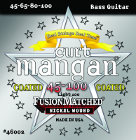 Curt Mangan Nickel Wound Bass Light 100 Coated Set 45-100