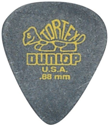 DUNLOP 4820 Tortex Black Gold Jazz - DUNLOP 4820 Tortex Black Gold Jazz