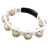 Latin Percussion LP152 Cyclops Steel Jingles Tambourine White - Latin Percussion LP152 Cyclops Steel Jingles Tambourine White