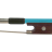 Saga Music Anton Breton AB-110BU Brazilwood Student Violin Bow 1/2 Blue - Saga Music Anton Breton AB-110BU Brazilwood Student Violin Bow 1/2 Blue