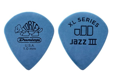Dunlop 498R1.0 Tortex Jazz III XL - Dunlop 498R1.0 Tortex Jazz III XL