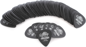 Dunlop 488R1.14 Tortex Pitch Black - Dunlop 488R1.14 Tortex Pitch Black