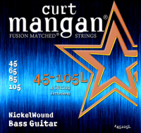 Curt Mangan Nickel Wound Bass Extra Long Scale 45-105L