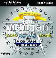 Curt Mangan Nickel Wound Bass Light Coated Set 45-105