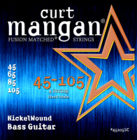 Curt Mangan Nickel Wound Bass Short Scale Set 45-105