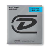 DUNLOP DBSBN45125T Super Bright Nickel Wound Tapered