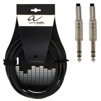 Alpha Audio Basic Line Instrumental Cable Stereo Jack/Jack 6.3 мм 6 м