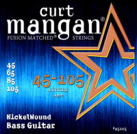 Curt Mangan Nickel Wound Light Bass Set 45-105