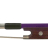 Saga Music Anton Breton AB-110PP Brazilwood Student Violin Bow 1/2 Purple - Saga Music Anton Breton AB-110PP Brazilwood Student Violin Bow 1/2 Purple