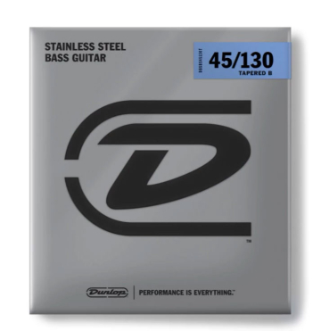 DUNLOP DBSBN45130T Super Bright Nickel Wound Tapered - DUNLOP DBSBN45130T Super Bright Nickel Wound Tapered