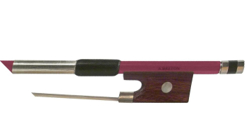 Saga Music Anton Breton AB-110RS Brazilwood Student Violin Bow 1/4 Rose - Saga Music Anton Breton AB-110RS Brazilwood Student Violin Bow 1/4 Rose