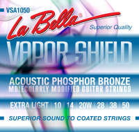 La Bella VSA1050 Vapor Shield Acoustic Extra Light 10-50
