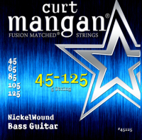 Curt Mangan Nickel Wound 5-String Bass Set 45-125