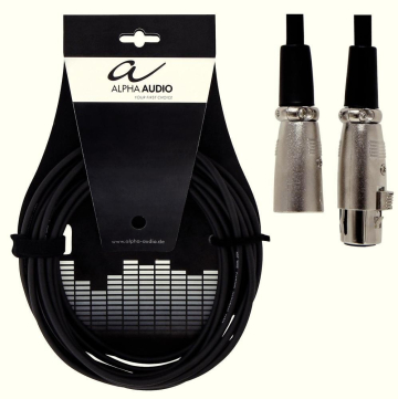 Alpha Audio Basic Line Microphone Cable XLR/XLR 6 м - Alpha Audio Basic Line Microphone Cable XLR/XLR 6 м