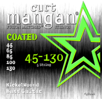 Curt Mangan Nickel Wound Bass 5-String Coated Set 45-130