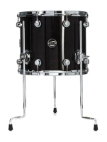 DRUM WORKSHOP FLOOR TOM PERFORMANCE LACQUER 14x14 Ebony Stain