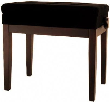 GEWA Piano bench Deluxe Compartment Walnut matt - GEWA Piano bench Deluxe Compartment Walnut matt
