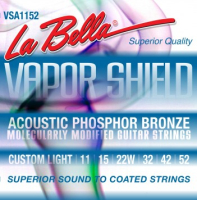 La Bella VSA1152 Vapor Shield Acoustic Custom Light 11-52