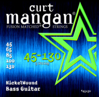 Curt Mangan Nickel Wound 5-String Bass Set 45-130