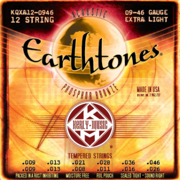 Kerly QXA12-0946 Earthtones Phosphor Bronze Tempered - Kerly QXA12-0946 Earthtones Phosphor Bronze Tempered