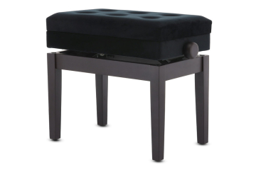 GEWA Piano Bench Deluxe Compartment Rosewood Matt - GEWA Piano Bench Deluxe Compartment Rosewood Matt