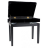 GEWA Piano bench Deluxe Compartment Black highgloss - GEWA Piano bench Deluxe Compartment Black highgloss