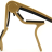 Dunlop 84 FG Acoustic Trigger Flat Gold - Dunlop 84 FG Acoustic Trigger Flat Gold