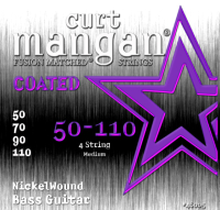 Curt Mangan Nickel Wound Bass Medium Coated Set 50-110