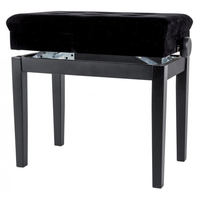 Банкетки для пианино GEWA Piano bench Deluxe Compartment Black matt ...