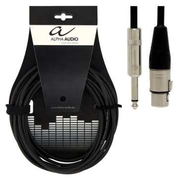 Alpha Audio Pro Line Microphone Cable XLR/Jack 3 м - Alpha Audio Pro Line Microphone Cable XLR/Jack 3 м