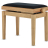 GEWA Piano Bench Deluxe Oak Matt Seat Black GEWA Piano Bench Deluxe Oak Matt Seat Black - GEWA Piano Bench Deluxe Oak Matt Seat Black